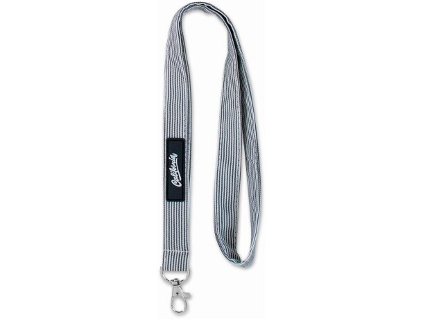 Lanyard de algodón a rayas