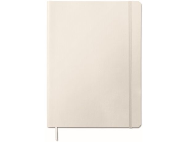 Libreta de polipiel pu (tapa blanda) blanco