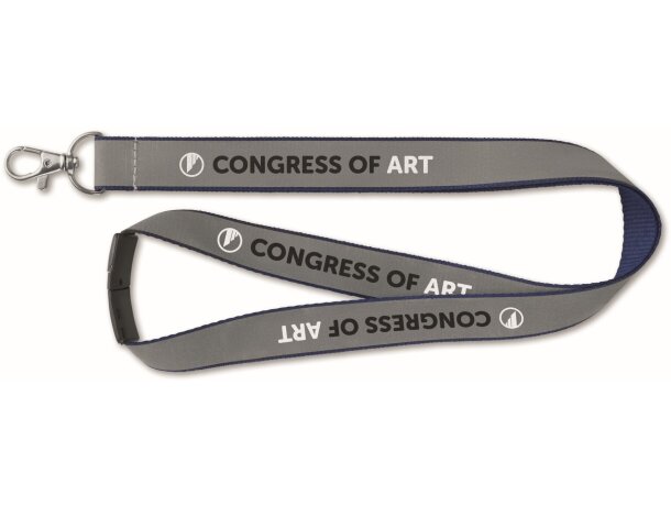 Lanyard con hilo reflectante