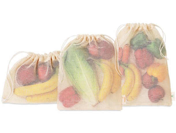 Set de 3 bolsas para alimentos