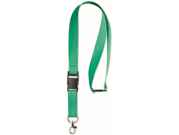 Lanyard satinado con hebilla