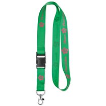 Lanyard satinado con hebilla