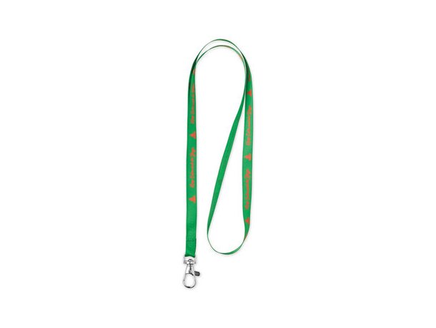 Satin lanyard naranja