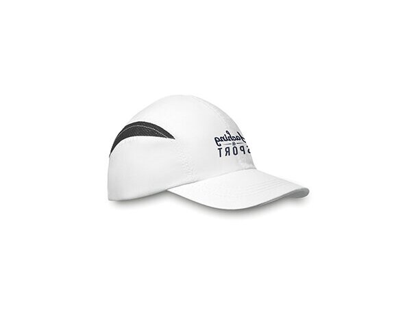 Gorra de deporte de microfibra y malla