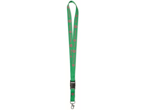 Lanyard satinado con hebilla