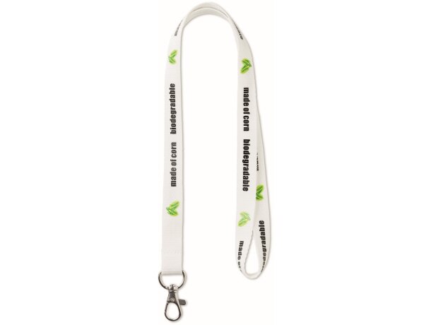 Lanyard de fibra de maíz gris oscuro