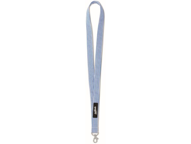 Lanyard de algodón a rayas