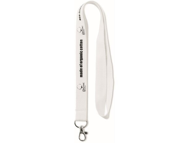 Lanyard de algodón orgánico