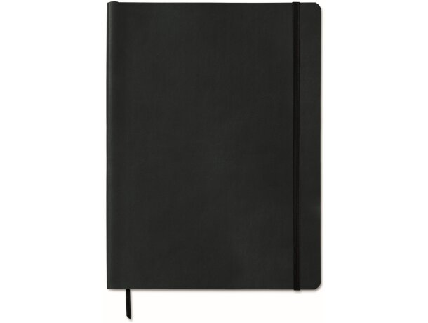 Libreta de polipiel pu (tapa blanda) negro