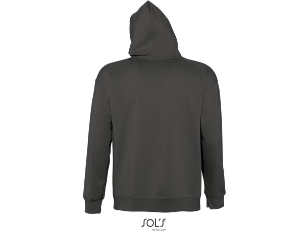 Sudaderas con capucha para personalizar de hombre Sol&#039;s algodón 320 g/m2 gris oscuro