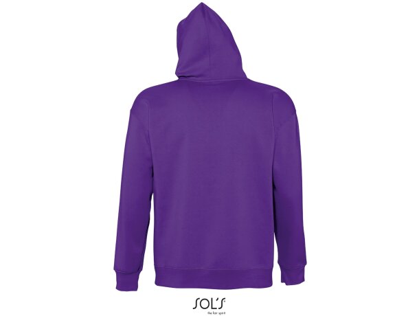 Sudaderas con capucha para personalizar de hombre Sol&#039;s algodón 320 g/m2 morado oscuro