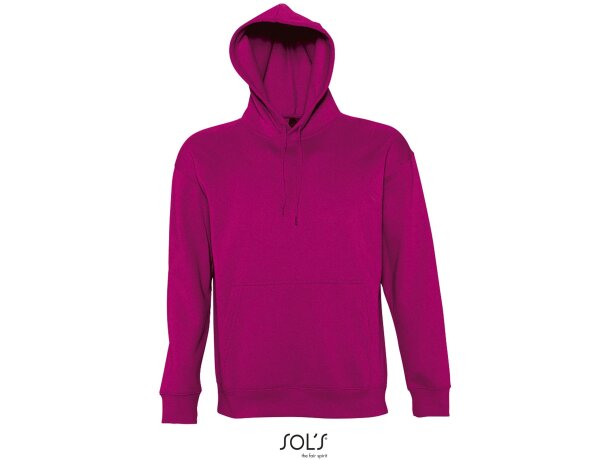 Sudaderas con capucha para personalizar de hombre Sol&#039;s algodón 320 g/m2 fucsia