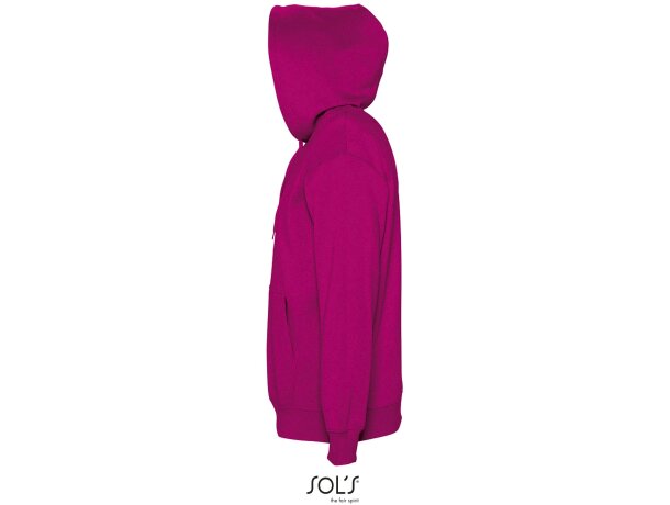 Sudaderas con capucha para personalizar de hombre Sol&#039;s algodón 320 g/m2 fucsia