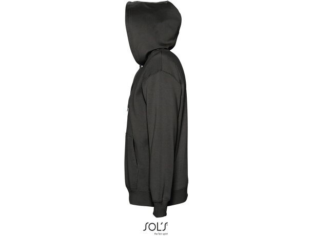 Sudaderas con capucha para personalizar de hombre Sol&#039;s algodón 320 g/m2 negro