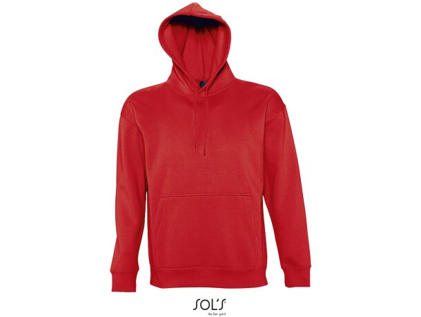 Sudaderas con capucha para personalizar de hombre Sol&#039;s algodón 320 g/m2 rojo