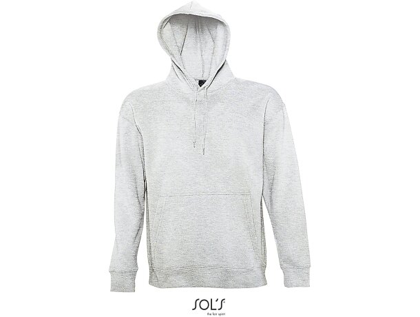 Sudaderas con capucha para personalizar de hombre Sol&#039;s algodón 320 g/m2 ash