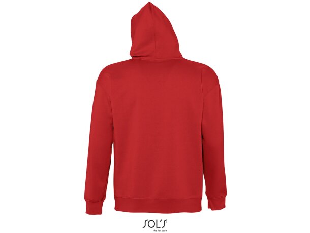 Sudaderas con capucha para personalizar de hombre Sol&#039;s algodón 320 g/m2 rojo