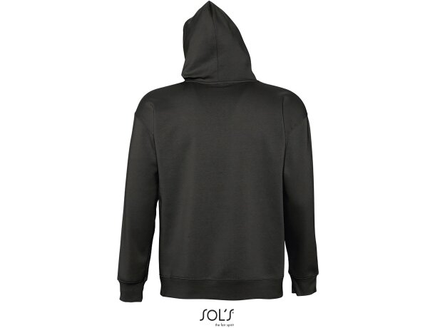 Sudaderas con capucha para personalizar de hombre Sol&#039;s algodón 320 g/m2 negro