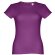 Camisetas manga corta THC Sofia 3XL para mujer algodón 100% 150 g/m2 Morado