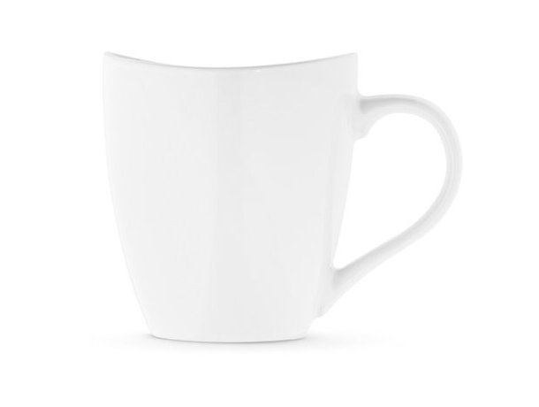 Taza Lisetta de cerámica 310 mL blanco