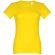 Camisetas mujer punto jersey algodón 190 g/m2 Thc Ankara Women Amarillo