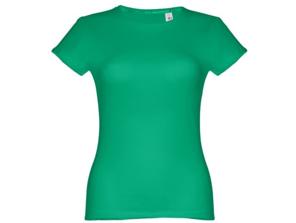 Camisetas mangas cortas corte entallado de algodón 150 g/m2 Thc Sofia Verde detalle 68