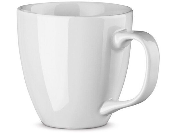 Tazas acabado brillo de porcelana Blanco detalle 3