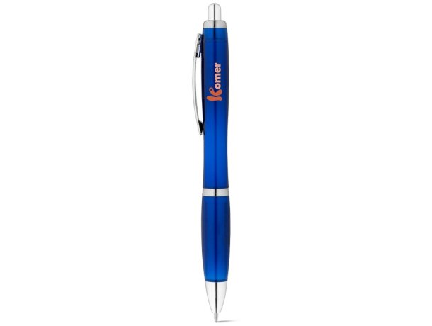 Bolígrafos de rPET con clip metálico Swing Rpet tinta azul colores variados Azul detalle 15