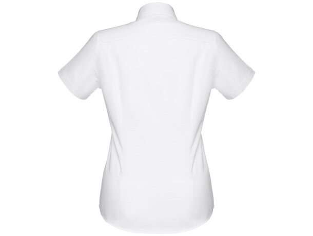 Camisas baratas THC London Women WH oxford mujer algodón 130 g/m2 Blanco detalle 3