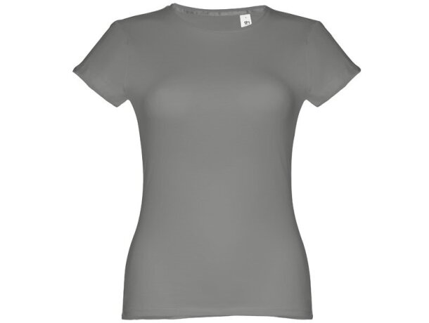 Camisetas mangas cortas corte entallado de algodón 150 g/m2 Thc Sofia Gris detalle 60