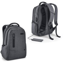 Mochilas para pc personalizadas Spacio impermeable con puerto USB