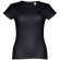 Camisetas manga corta THC Sofia 3XL para mujer algodón 100% 150 g/m2 Negro detalle 80