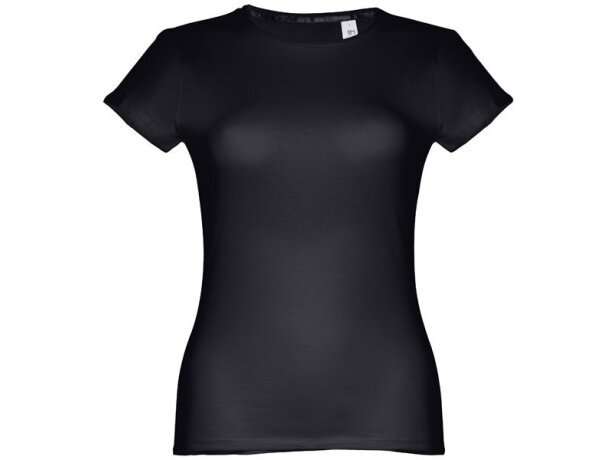 Camisetas manga corta THC Sofia 3XL para mujer algodón 100% 150 g/m2 Negro detalle 80