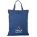 Bolsas de algodón promocionales Siena recicladas y plegables 38cm Azul detalle 5