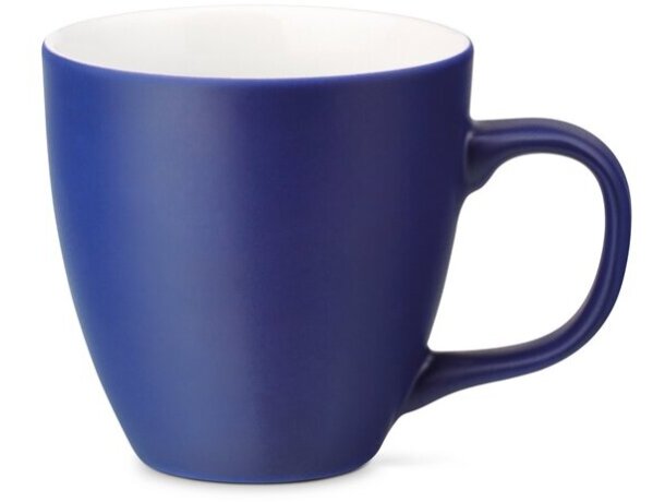 Taza Panthony Mat de porcelana de 450 mL azul royal