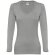 Camiseta de mujer personalizada algodón 150 g/m2 Thc Bucharest Women Gris claro matizado detalle 8