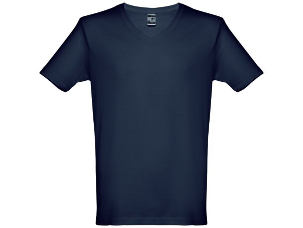 Camisetas con logotipo THC Athens hombre de algodón 100% 150 g/m2 Azul detalle 17