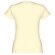 Camisetas mangas cortas corte entallado de algodón 150 g/m2 Thc Sofia Amarillo pastel detalle 17