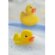 Muñecos antiestrés pato Duck de goma PVC amarillo para jugar en el agua detalle 2