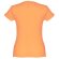 Camisetas manga corta THC Sofia 3XL para mujer algodón 100% 150 g/m2 Naranja coral detalle 8