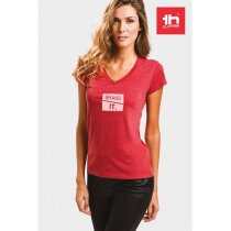 Camisetas mujer entallada 100% algodón cardado 150 g/m2