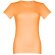 Camisetas mujer punto jersey algodón 190 g/m2 Thc Ankara Women Naranja coral