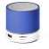 Altavoz bluetooth promocional Perey portátil con micrófono y lector TF Azul royal detalle 8