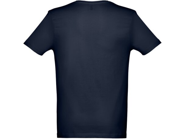 Camisetas con logotipo THC Athens hombre de algodón 100% 150 g/m2 Azul marino detalle 15