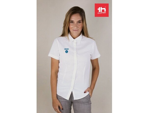 Camisa Thc London Women Wh oxford para mujer blanco