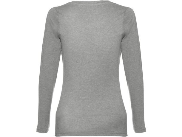 Camiseta de mujer personalizada algodón 150 g/m2 Thc Bucharest Women Gris claro matizado detalle 9