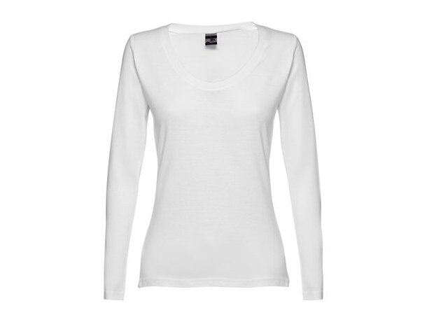 Camisetas de mujer algodón 150 g/m2 Thc Blanco detalle 4