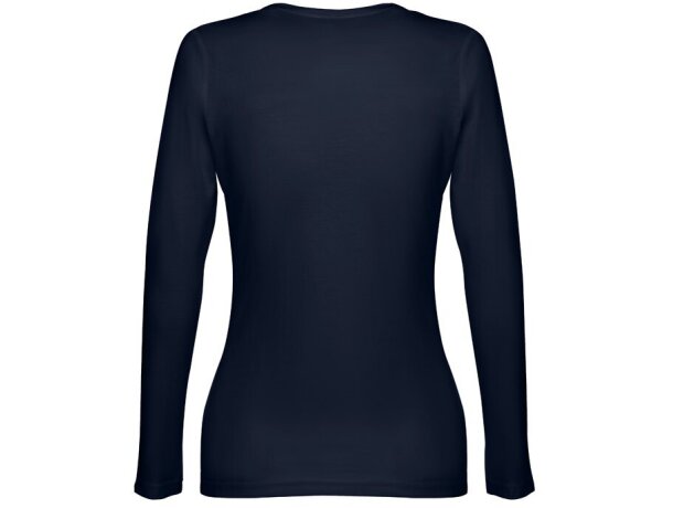 Camiseta de mujer personalizada algodón 150 g/m2 Thc Bucharest Women Azul marino detalle 12