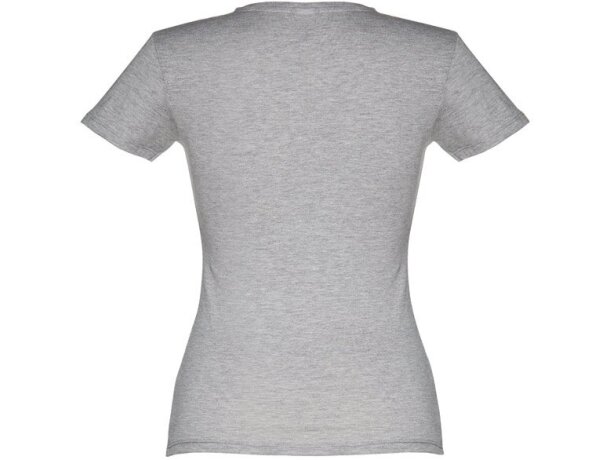 Camisetas manga corta THC Sofia 3XL para mujer algodón 100% 150 g/m2 Gris claro matizado detalle 6