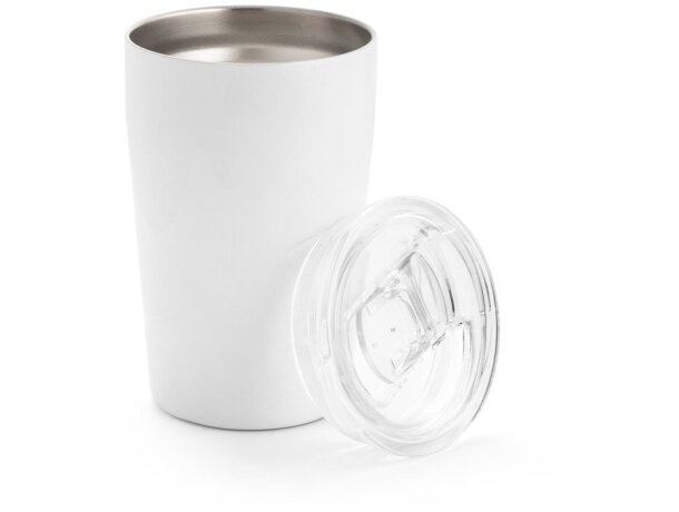 Vaso Slider de viaje de 380 mL blanco